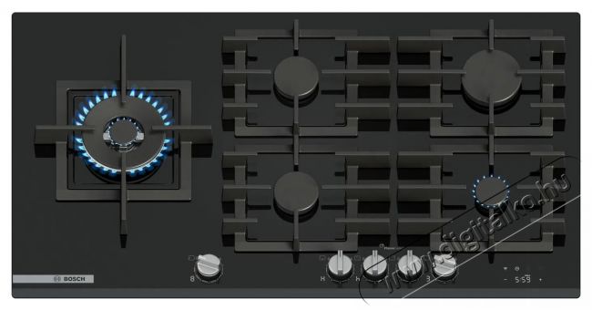 Bosch PRS9A6H40 Konyhai term&eacute;kek - S&uuml;tő-főzőlap, tűzhely (be&eacute;p&iacute;thető) - G&aacute;zfőzőlap (be&eacute;p&iacute;thető) - 515245
