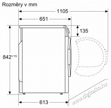 Bosch WQB246DNBY Serie 8 Háztartás / Otthon / Kültér - Mosógép / szárítógép - Szárítógép - 518106