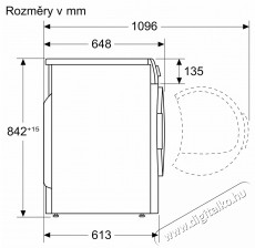 Bosch WQG243DMBY Serie 6 Háztartás / Otthon / Kültér - Mosógép / szárítógép - Szárítógép - 518112