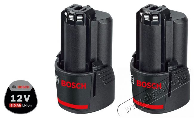 Bosch 2x GBA 12V, 3,0Ah - 1.600.A00.X7D Háztartás / Otthon / Kültér - Szerszám - Li-ion akkumulátor szerszámokhoz - 518530
