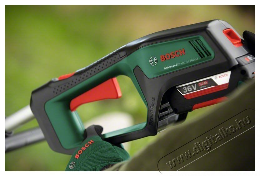 Bosch AdvancedGrassCut 36V-33 H&aacute;ztart&aacute;s / Otthon / K&uuml;lt&eacute;r - K&uuml;lt&eacute;r / kerti term&eacute;k / grill - Motoros fűkasza / szeg&eacute;lyny&iacute;r&oacute; - 518533