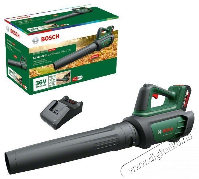 Bosch AdvancedLeafBlower 36V-750 (1x2,0 Ah) 0.600.8C6.000 H&aacute;ztart&aacute;s / Otthon / K&uuml;lt&eacute;r - K&uuml;lt&eacute;r / kerti term&eacute;k / grill - Lombsz&iacute;v&oacute; &eacute;s f&uacute;v&oacute; - 518536