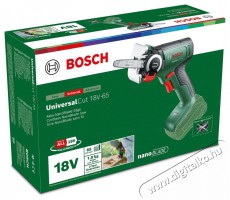 Bosch AKU UniversalCut 18V-65 (AKU nélkül) 0.603.3D5.200 egykezes láncfűrész Háztartás / Otthon / Kültér - Kültér / kerti termék / grill - Láncfűrész - 518542