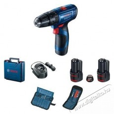 Bosch GSB 120-LI 2x2Ah + 23 db-os bit és fúrószár készlet Háztartás / Otthon / Kültér - Szerszám - Csavarhúzó / kulcs / fúró / szerszám készlet - 518556