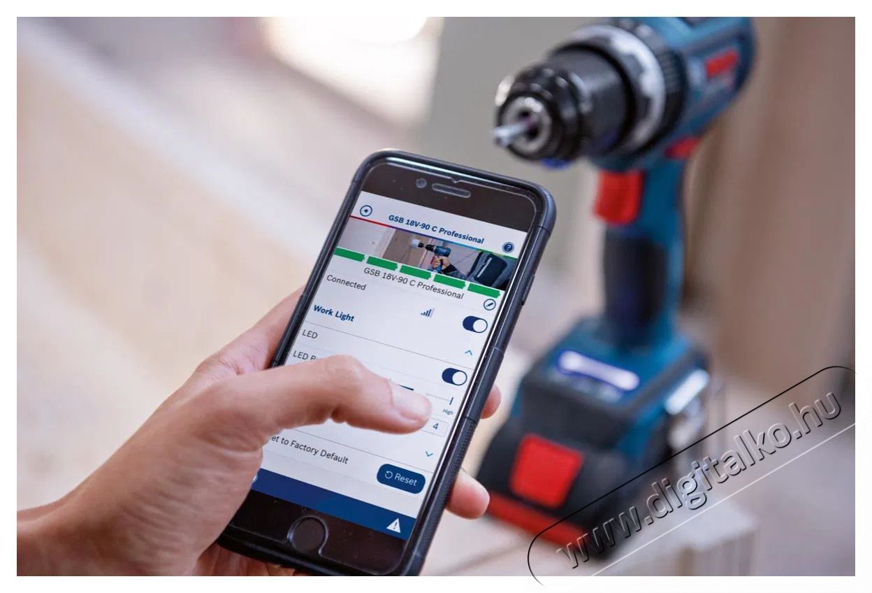 Bosch Professional GSB 18V-90 C 2x 4Ah, 0.601.9K6.104 H&aacute;ztart&aacute;s / Otthon / K&uuml;lt&eacute;r - Szersz&aacute;m - F&uacute;r&oacute; / f&uacute;r&oacute;kalap&aacute;cs - 518578