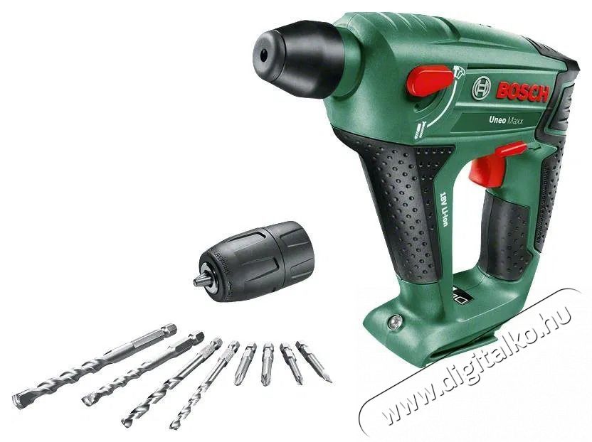 Bosch Uneo Maxx 18 Li (akkumul&aacute;tor n&eacute;lk&uuml;l) H&aacute;ztart&aacute;s / Otthon / K&uuml;lt&eacute;r - Szersz&aacute;m - F&uacute;r&oacute; / f&uacute;r&oacute;kalap&aacute;cs - 518582