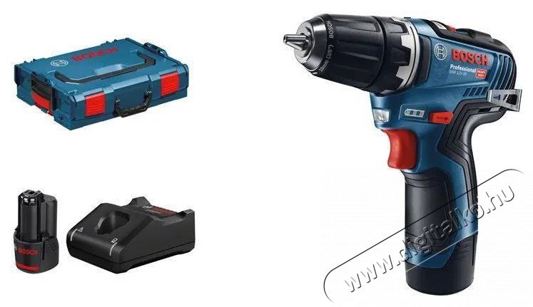 Bosch GSR 12V-35 2x3Ah H&aacute;ztart&aacute;s / Otthon / K&uuml;lt&eacute;r - Szersz&aacute;m - Akkumul&aacute;toros csavarh&uacute;z&oacute; - 518562