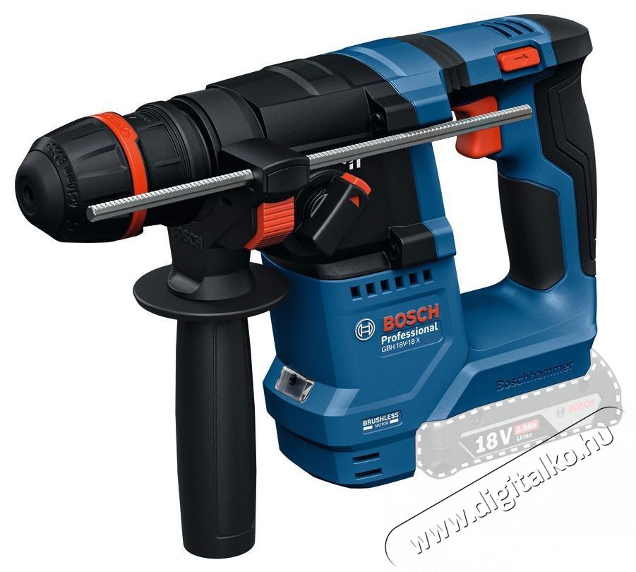 Bosch Professional AKU GBH 18V-18 X Solo, 0.611.927.100 (AKU n&eacute;lk&uuml;l)  f&uacute;r&oacute;kalap&aacute;cs H&aacute;ztart&aacute;s / Otthon / K&uuml;lt&eacute;r - Szersz&aacute;m - F&uacute;r&oacute; / f&uacute;r&oacute;kalap&aacute;cs - 523120