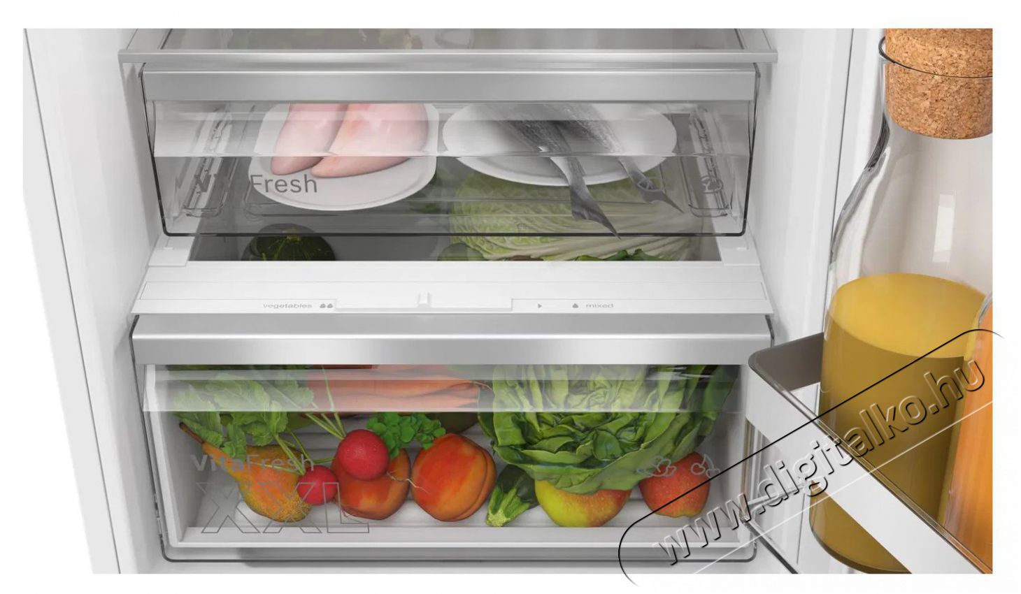 Bosch KIN86VFE0 Be&eacute;p&iacute;thető alulfagyaszt&oacute;s kombin&aacute;lt hűtő Konyhai term&eacute;kek - Hűtő, fagyaszt&oacute; (be&eacute;p&iacute;thető) - Alulfagyaszt&oacute;s kombin&aacute;lt hűtő - 527050