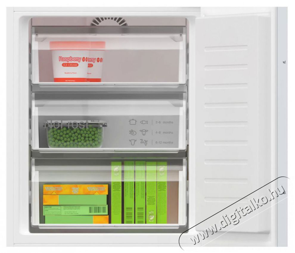 Bosch KIN86VFE0 Be&eacute;p&iacute;thető alulfagyaszt&oacute;s kombin&aacute;lt hűtő Konyhai term&eacute;kek - Hűtő, fagyaszt&oacute; (be&eacute;p&iacute;thető) - Alulfagyaszt&oacute;s kombin&aacute;lt hűtő - 527050