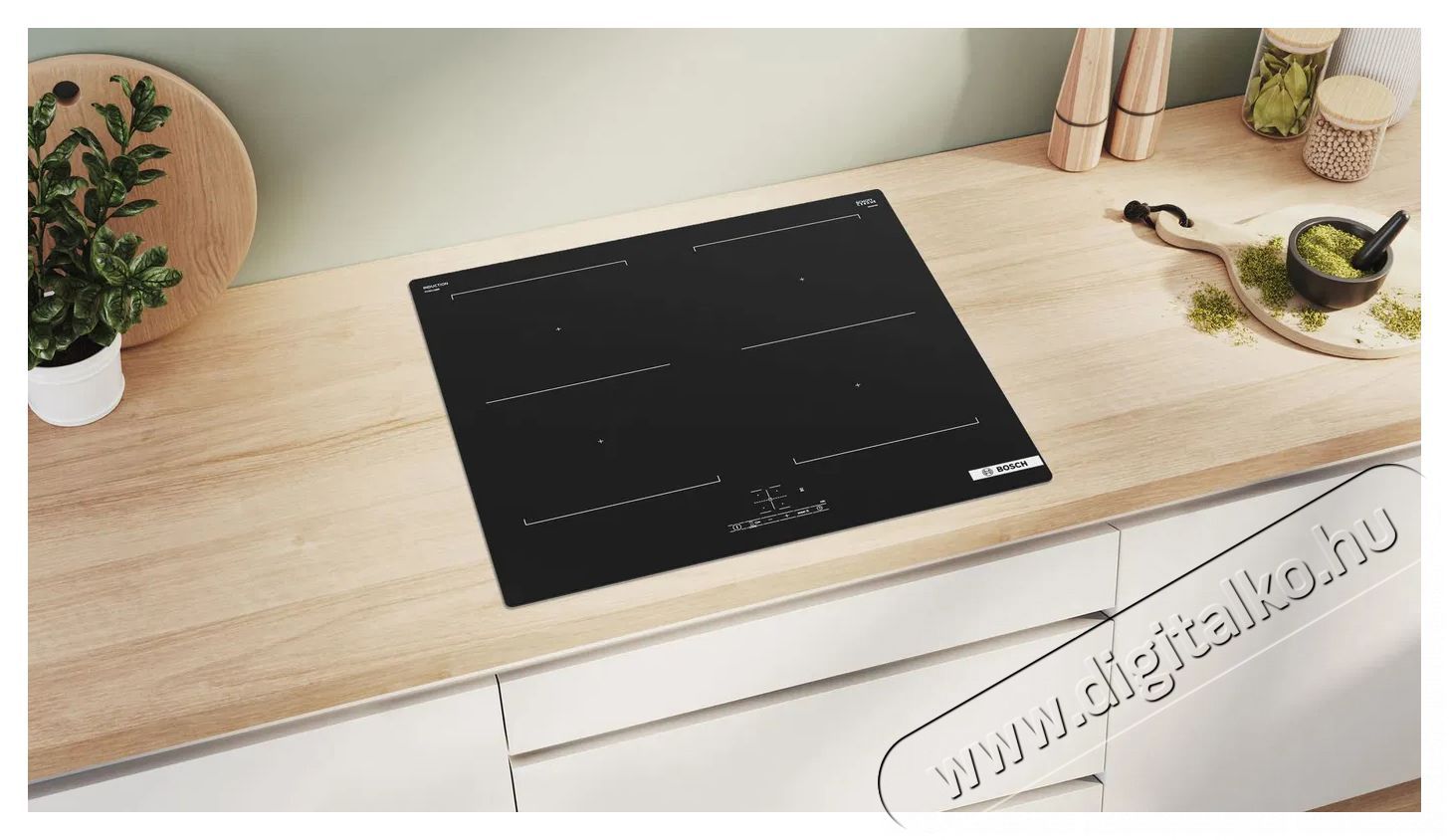 Bosch PVQ611BB6E Serie 4 Indukci&oacute;s főzőlap (be&eacute;p&iacute;thető) Konyhai term&eacute;kek - S&uuml;tő-főzőlap, tűzhely (be&eacute;p&iacute;thető) - Indukci&oacute;s főzőlap (be&eacute;p&iacute;thető) - 527052