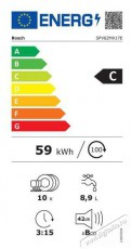 Bosch SPV6ZMX17E Serie 6 Keskeny (45cm-ig) beépíthető mosogatógép Konyhai termékek - Mosogatógép - Keskeny (45cm-ig) beépíthető mosogatógép - 529309