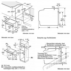 Bosch HQA574BB3 fekete, be&eacute;p&iacute;thető, s&uuml;tőt&eacute;r: 71L, grill, l&eacute;gkever&eacute;s, s&uuml;tő Konyhai term&eacute;kek - S&uuml;tő-főzőlap, tűzhely (be&eacute;p&iacute;thető) - S&uuml;tő (be&eacute;p&iacute;thető) - 513417
