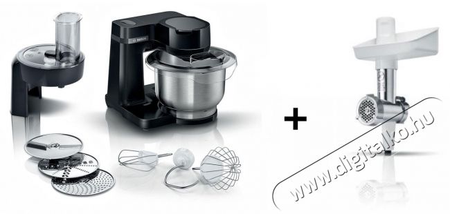 Bosch MUMS2EB01 + MUZS2FWW Konyhai term&eacute;kek - Konyhai kisg&eacute;p (elők&eacute;sz&iacute;t&eacute;s / feldolgoz&aacute;s) - Konyhai robotg&eacute;p - 530367