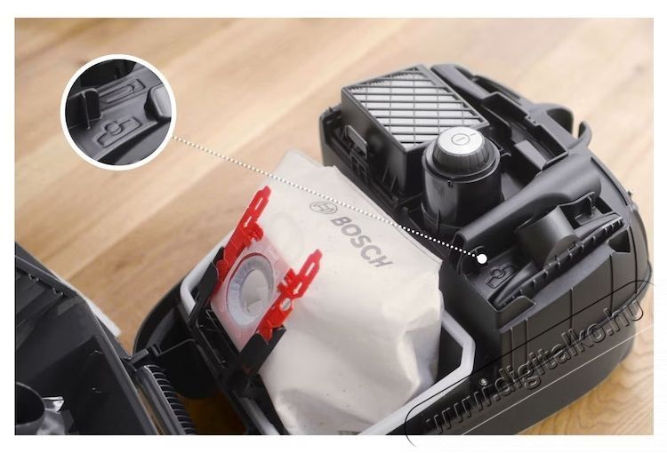 Bosch Seria 4 BGB41HYG1H porzs&aacute;kos porsz&iacute;v&oacute; Konyhai term&eacute;kek - Hűtő, fagyaszt&oacute; (szabadon&aacute;ll&oacute;) - Alulfagyaszt&oacute;s kombin&aacute;lt hűtő - 531299