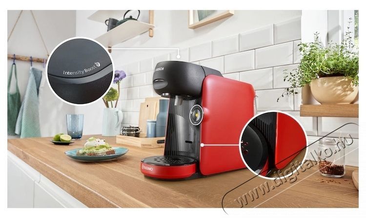 Bosch Tassimo Finesse TAS163E eszpressz&oacute;g&eacute;p Konyhai term&eacute;kek - K&aacute;v&eacute;főző / k&aacute;v&eacute;&ouml;rlő / kieg&eacute;sz&iacute;tő - Pressz&oacute; k&aacute;v&eacute;főző - 531342