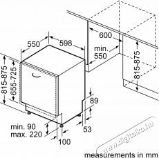 Bosch SMV25AX06E Serie 2 Be&eacute;p&iacute;thető mosogat&oacute;g&eacute;p Konyhai term&eacute;kek - Mosogat&oacute;g&eacute;p - Norm&aacute;l (60cm) be&eacute;p&iacute;thető mosogat&oacute;g&eacute;p - 531390