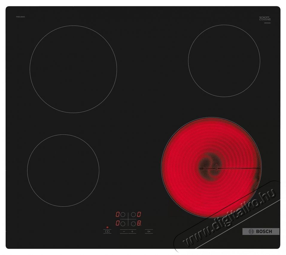 Bosch PKE611BA2E &uuml;vegker&aacute;mia főzőlap Konyhai term&eacute;kek - S&uuml;tő-főzőlap, tűzhely (be&eacute;p&iacute;thető) - Elektromos főzőlap (be&eacute;p&iacute;thető) - 532863