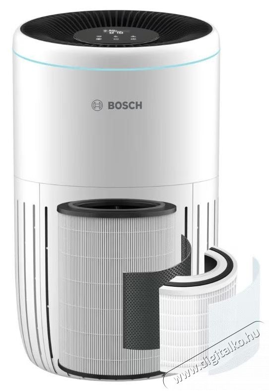 Bosch Air 4000 Wi-Fi l&eacute;gtiszt&iacute;t&oacute;, CADR 300m3/h, Előszűrő, HEPA H13 szűrő, Akt&iacute;v sz&eacute;nszűrő, Por&eacute;rz&eacute;kelő, Időz&iacute;tő, Feh&eacute;r Sz&eacute;ps&eacute;g&aacute;pol&aacute;s / Eg&eacute;szs&eacute;g - L&eacute;gtiszt&iacute;t&oacute; / p&aacute;r&aacute;s&iacute;t&oacute; / p&aacute;r&aacute;tlan&iacute;t&oacute; - L&eacute;gtiszt&iacute;t&oacute; - 533088
