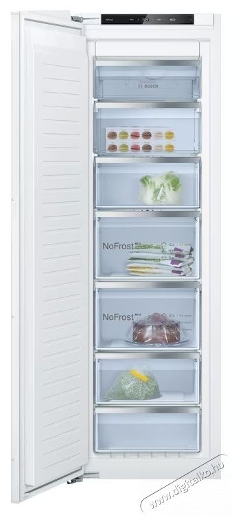 Bosch GIN81VEE0 Be&eacute;p&iacute;thető fagyaszt&oacute;szekr&eacute;ny, 212 l, 5 fi&oacute;kos Konyhai term&eacute;kek - Hűtő, fagyaszt&oacute; (be&eacute;p&iacute;thető) - Fagyaszt&oacute;szekr&eacute;ny - 533063