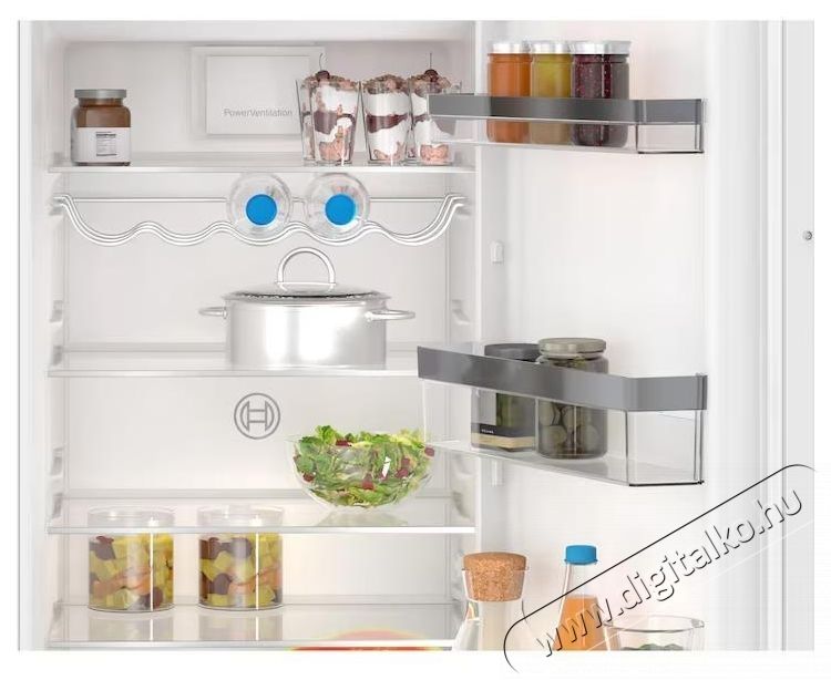 Bosch KIL82VFE0, Be&eacute;p&iacute;thető egyajt&oacute;s hűtőszekr&eacute;ny, 280 l, E energiaoszt&aacute;ly, Megford&iacute;that&oacute; ajt&oacute;, M 177,2 cm Konyhai term&eacute;kek - Hűtő, fagyaszt&oacute; (be&eacute;p&iacute;thető) - Egyajt&oacute;s hűtő - 533046