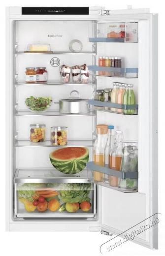Bosch KIR41VFE0 Be&eacute;p&iacute;thető egyajt&oacute;s hűtőszekr&eacute;ny, 204L, EcoAirflow, LED vil&aacute;g&iacute;t&aacute;s, FreshSense, E energiaoszt&aacute;ly, 122 cm Konyhai term&eacute;kek - Hűtő, fagyaszt&oacute; (be&eacute;p&iacute;thető) - Egyajt&oacute;s hűtő - 533047