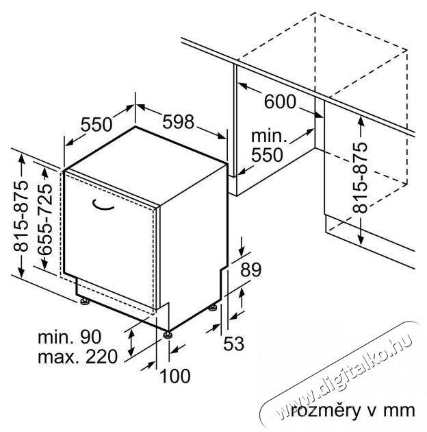 Bosch SMV4EVX08E Be&eacute;p&iacute;thető mosogat&oacute;g&eacute;p, 14 ter&iacute;t&eacute;k, 6 program Konyhai term&eacute;kek - Mosogat&oacute;g&eacute;p - Norm&aacute;l (60cm) be&eacute;p&iacute;thető mosogat&oacute;g&eacute;p - 533064
