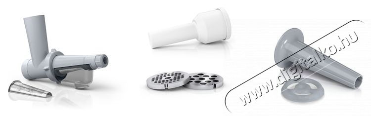 Bosch MFW2515W dar&aacute;l&oacute;, 1500 W, 1,8 kg / perc, 2 szita: 3,8 / 8 mm, piros facsar&oacute;, feh&eacute;r Konyhai term&eacute;kek - Konyhai kisg&eacute;p (elők&eacute;sz&iacute;t&eacute;s / feldolgoz&aacute;s) - Citrus / gy&uuml;m&ouml;lcs facsar&oacute; - 533054