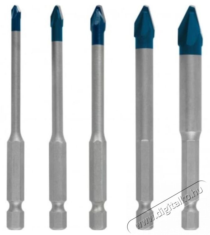 Bosch 5 db-os HEX-9 EXPERT f&uacute;r&oacute;sz&aacute;r k&eacute;szlet ker&aacute;mialapokhoz, 5-10 mm &aacute;tm&eacute;rőjű H&aacute;ztart&aacute;s / Otthon / K&uuml;lt&eacute;r - Szersz&aacute;m - F&uacute;r&oacute; / f&uacute;r&oacute;kalap&aacute;cs - 535048