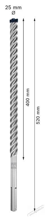 Bosch F&uacute;r&oacute; Expert SDS Max-8X 2608900241, 25 x 400 x 520 mm H&aacute;ztart&aacute;s / Otthon / K&uuml;lt&eacute;r - Szersz&aacute;m - F&uacute;r&oacute; / f&uacute;r&oacute;kalap&aacute;cs - 535045