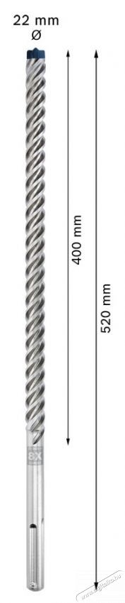 Bosch F&uacute;r&oacute;sz&aacute;r Expert SDS Max-8X 2608900234, 22 x 400 x 520 mm H&aacute;ztart&aacute;s / Otthon / K&uuml;lt&eacute;r - Szersz&aacute;m - Kieg&eacute;sz&iacute;tő, tartoz&eacute;k - 535044