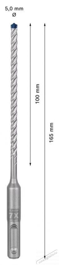 Bosch 10 db-os Expert SDS Plus-7X 2608900158 f&uacute;r&oacute;sz&aacute;r k&eacute;szlet, 5 x 100 x 165 mm H&aacute;ztart&aacute;s / Otthon / K&uuml;lt&eacute;r - Szersz&aacute;m - Csavarh&uacute;z&oacute; / kulcs / f&uacute;r&oacute; / szersz&aacute;m k&eacute;szlet - 535055