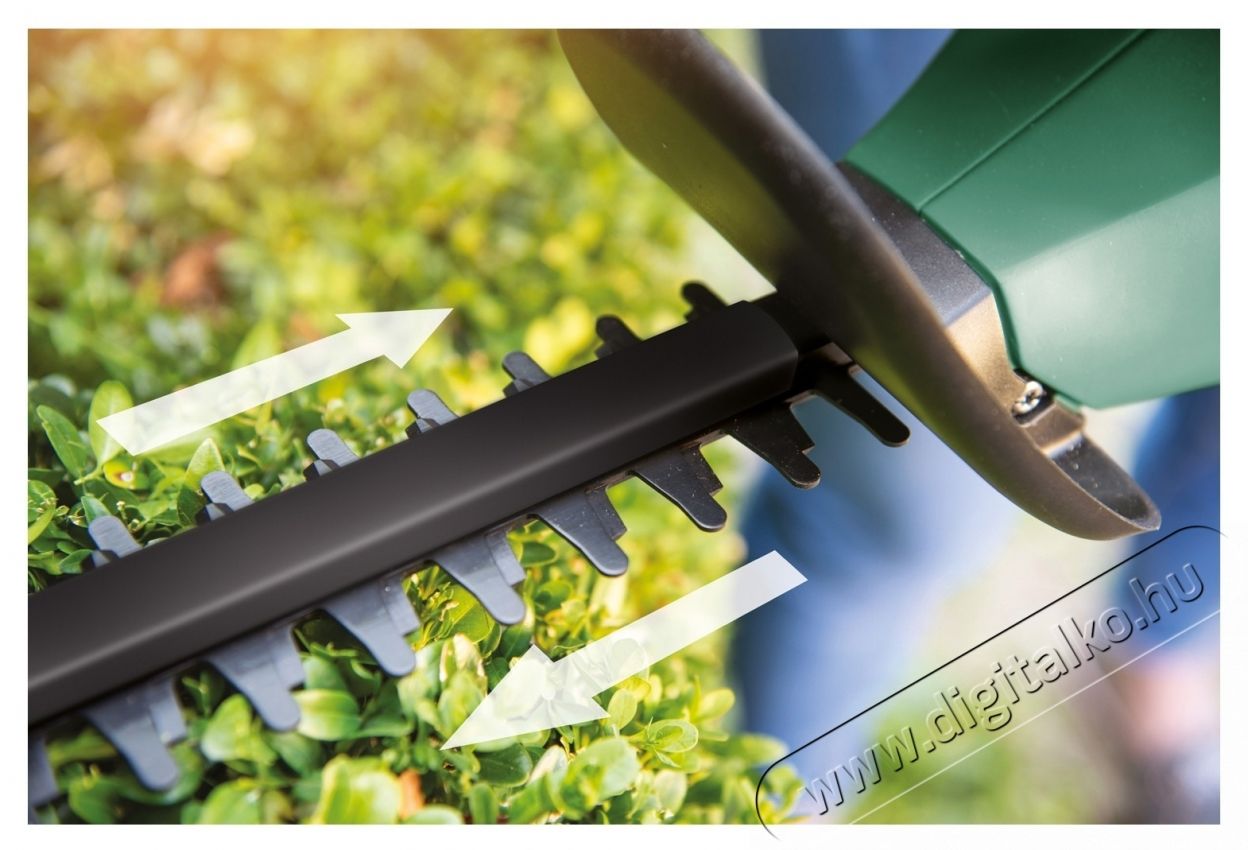 Bosch Akkus s&ouml;v&eacute;nyny&iacute;r&oacute; Bosch EasyHedgeCut 0600849M00, 18 V, 2400 l&ouml;ket/perc, 520 mm-es pengehossz, 15 mm-es fogny&iacute;l&aacute;s, akkumul&aacute;tor/t&ouml;ltő n&eacute;lk&uuml;l H&aacute;ztart&aacute;s / Otthon / K&uuml;lt&eacute;r - K&uuml;lt&eacute;r / kerti term&eacute;k / grill - S&ouml;v&eacute;ny / k&eacute;zi fű &eacute;s lomb v&aacute;g&oacute; - 535070