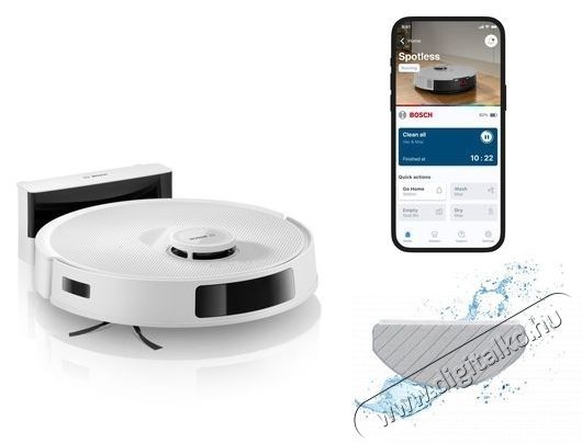 Bosch BCRC1W Spotless robotporsz&iacute;v&oacute; H&aacute;ztart&aacute;s / Otthon / K&uuml;lt&eacute;r - Porsz&iacute;v&oacute; / takar&iacute;t&oacute;g&eacute;p - Robotporsz&iacute;v&oacute; - 535075