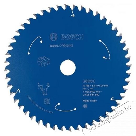 Bosch Expert for Wood k&ouml;rfűr&eacute;szlap 2608644509, 165x1,5/1x20 m&eacute;ret, 48 fog H&aacute;ztart&aacute;s / Otthon / K&uuml;lt&eacute;r - Szersz&aacute;m - Kieg&eacute;sz&iacute;tő, tartoz&eacute;k - 535051