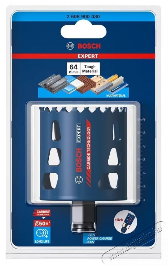 Bosch Expert Tough Material mag 2608900430, &oslash; 64 x 60 mm &Uacute;jdons&aacute;gok - &Uacute;j term&eacute;kek - 535050