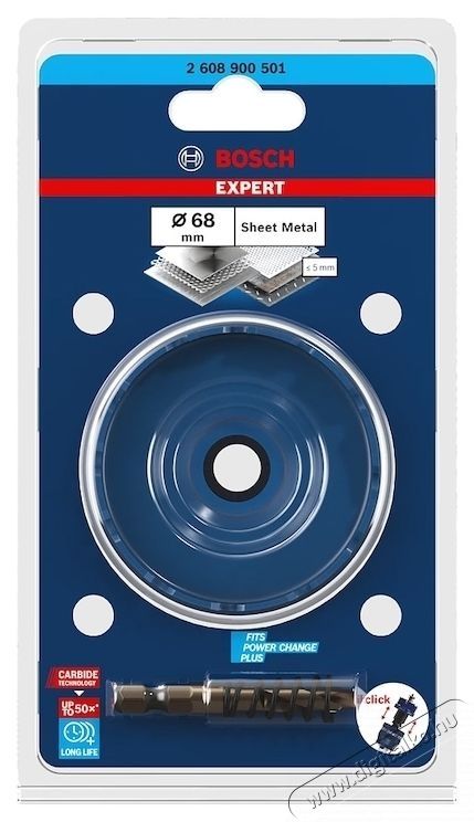 Bosch Expert SheetMetal 2608900501 f&eacute;mlemez magf&uacute;r&oacute;, 68 mm &aacute;tm&eacute;rő H&aacute;ztart&aacute;s / Otthon / K&uuml;lt&eacute;r - Szersz&aacute;m - Kieg&eacute;sz&iacute;tő, tartoz&eacute;k - 535056