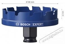 Bosch Expert SheetMetal 2608900501 f&eacute;mlemez magf&uacute;r&oacute;, 68 mm &aacute;tm&eacute;rő H&aacute;ztart&aacute;s / Otthon / K&uuml;lt&eacute;r - Szersz&aacute;m - Kieg&eacute;sz&iacute;tő, tartoz&eacute;k - 535056