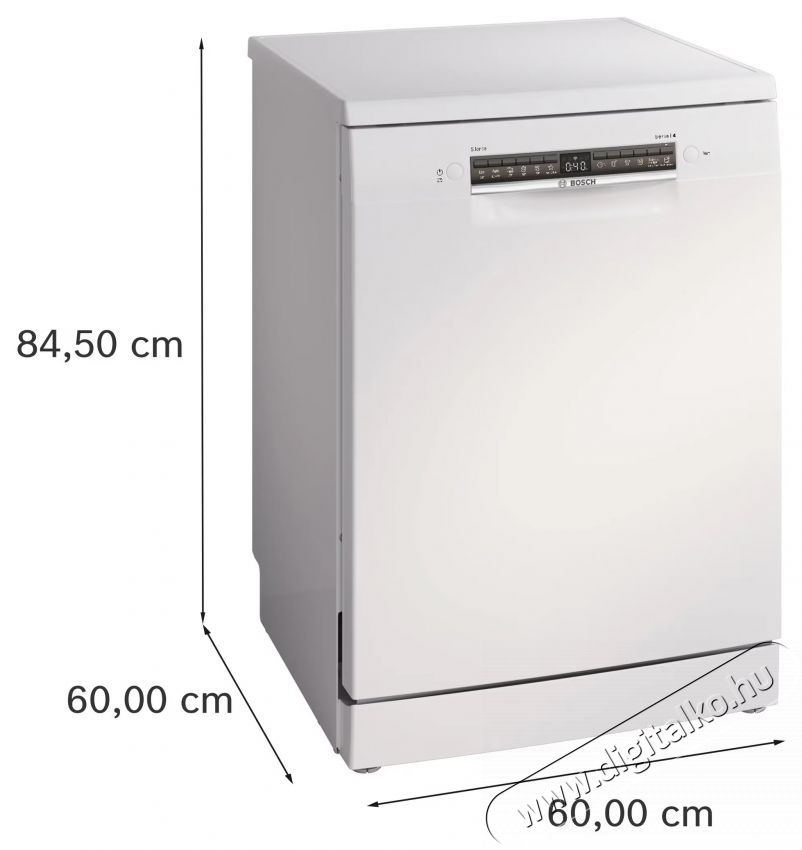 Bosch SMS4HTW16E mosogat&oacute;g&eacute;p, 60 cm, Feh&eacute;r Konyhai term&eacute;kek - Mosogat&oacute;g&eacute;p - Norm&aacute;l (60cm) be&eacute;p&iacute;thető mosogat&oacute;g&eacute;p - 534927