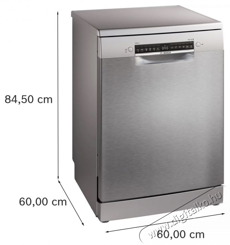 Bosch SMS4HVI21E mosogat&oacute;g&eacute;p, 60 cm, Rozsdamentes ac&eacute;l Konyhai term&eacute;kek - Mosogat&oacute;g&eacute;p - Norm&aacute;l (60cm) be&eacute;p&iacute;thető mosogat&oacute;g&eacute;p - 534928