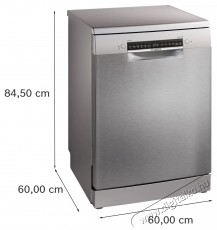 Bosch SMS4HVI21E mosogat&oacute;g&eacute;p, 60 cm, Rozsdamentes ac&eacute;l Konyhai term&eacute;kek - Mosogat&oacute;g&eacute;p - Norm&aacute;l (60cm) be&eacute;p&iacute;thető mosogat&oacute;g&eacute;p - 534928