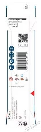 Bosch EXPERT HEX-9 Hard Ceramic 2608902307 f&uacute;r&oacute;sz&aacute;r, 6 x 90 mm H&aacute;ztart&aacute;s / Otthon / K&uuml;lt&eacute;r - Szersz&aacute;m - Csavarh&uacute;z&oacute; / kulcs / f&uacute;r&oacute; / szersz&aacute;m k&eacute;szlet - 535011