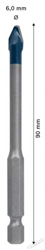 Bosch Expert HEX-9 HardCeramic 2608900590 f&uacute;r&oacute;, 6 x 90 mm H&aacute;ztart&aacute;s / Otthon / K&uuml;lt&eacute;r - Szersz&aacute;m - Csavarh&uacute;z&oacute; / kulcs / f&uacute;r&oacute; / szersz&aacute;m k&eacute;szlet - 534985