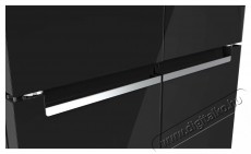Bosch KMC85LBEA Side by side hűtőszekr&eacute;ny, 547 l, No Frost, E energiaoszt&aacute;ly, VitaFresh, M 189,5 cm, Fekete Konyhai term&eacute;kek - Hűtő, fagyaszt&oacute; (szabadon&aacute;ll&oacute;) - Amerikai t&iacute;pus&uacute; Side By Side hűtő - 534944