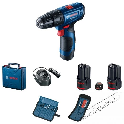 Bosch Professional 06019G8102 Akkus f&uacute;r&oacute;-csavaroz&oacute; k&eacute;szlet H&aacute;ztart&aacute;s / Otthon / K&uuml;lt&eacute;r - Szersz&aacute;m - Akkumul&aacute;toros csavarh&uacute;z&oacute; - 534957