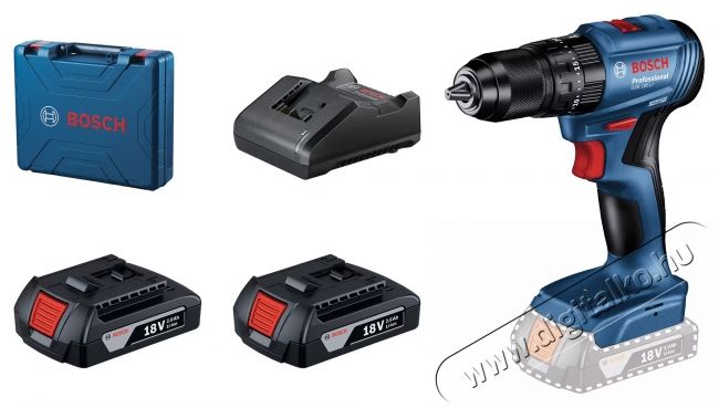 Bosch Professional 06019K3100 akkumul&aacute;toros f&uacute;r&oacute;kalap&aacute;cs &eacute;s csavarh&uacute;z&oacute; H&aacute;ztart&aacute;s / Otthon / K&uuml;lt&eacute;r - Szersz&aacute;m - Akkumul&aacute;toros csavarh&uacute;z&oacute; - 534955