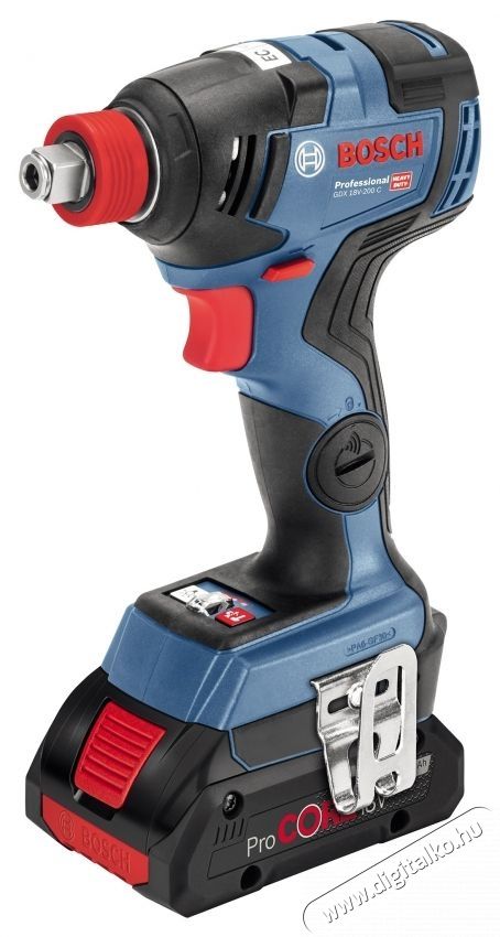 Bosch Professional GDX 18V-200 C, 200 Nm, 3400 RPM, 4000 PPM, 3 torzi&oacute;, tartoz&eacute;kokkal H&aacute;ztart&aacute;s / Otthon / K&uuml;lt&eacute;r - Szersz&aacute;m - Akkumul&aacute;toros csavarh&uacute;z&oacute; - 534969