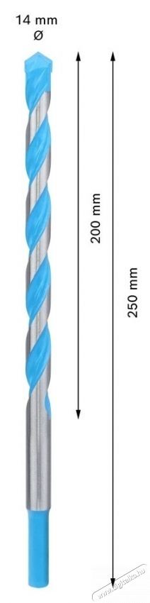 Bosch Expert CYL-9 MultiConstruction 2608901488 f&uacute;r&oacute;, 14x200x250 mm H&aacute;ztart&aacute;s / Otthon / K&uuml;lt&eacute;r - Szersz&aacute;m - Kieg&eacute;sz&iacute;tő, tartoz&eacute;k - 535007