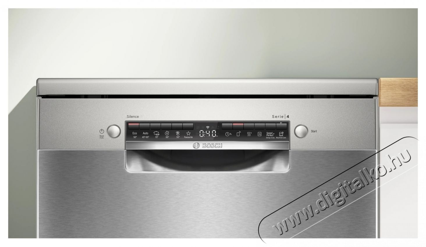 Bosch SMS4HTI16E mosogat&oacute;g&eacute;p, 60 cm, Rozsdamentes ac&eacute;l Konyhai term&eacute;kek - Mosogat&oacute;g&eacute;p - Norm&aacute;l (60cm) szabadon&aacute;ll&oacute; mosogat&oacute;g&eacute;p - 534926