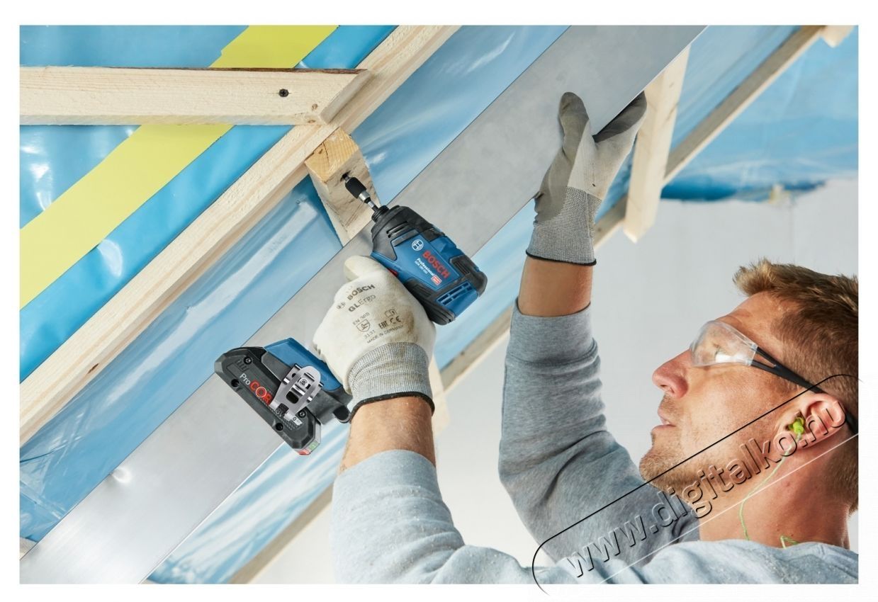 Bosch Professional GDR 18V-200 Akkus &Uuml;tvef&uacute;r&oacute;-csavaroz&oacute;g&eacute;p, 18 V, 200 Nm, 3400 RPM, 4000 &uuml;t&eacute;s/perc, 1/2 bet&eacute;t szersz&aacute;mhoz &eacute;s t&ouml;ltőh&ouml;z, bet&eacute;t tartoz&eacute;kokhoz, L-Box doboz H&aacute;ztart&aacute;s / Otthon / K&uuml;lt&eacute;r - Szersz&aacute;m - Egy&eacute;b szersz&aacute;m - 536238